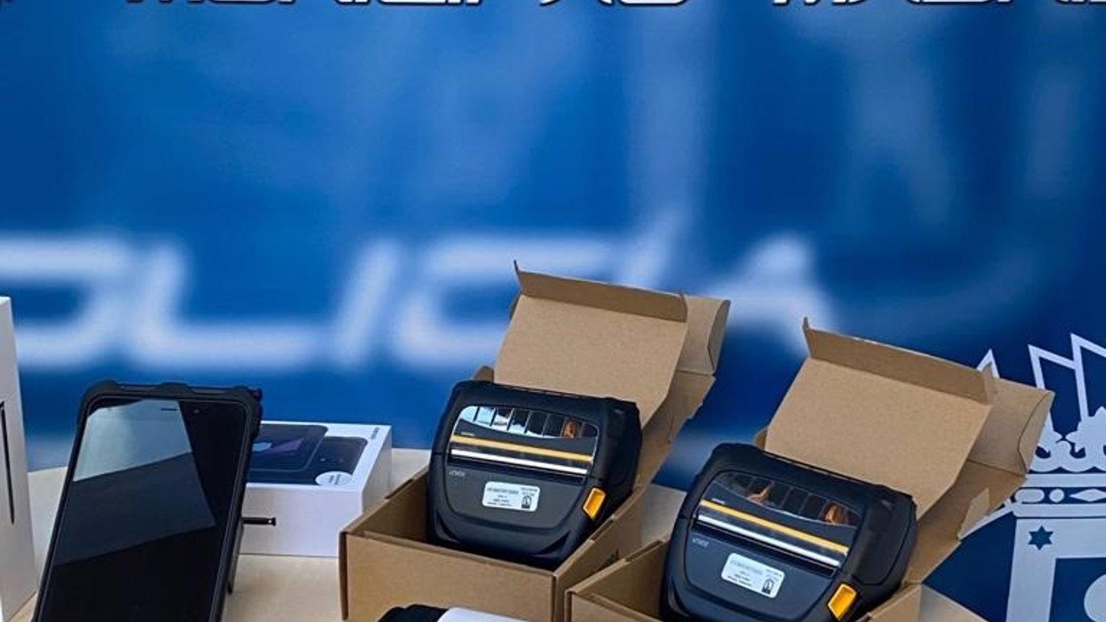 La Policía Municipal de Madrid incorpora tablets para mejorar su labor y sigue avanzando en novedades tecnológicas