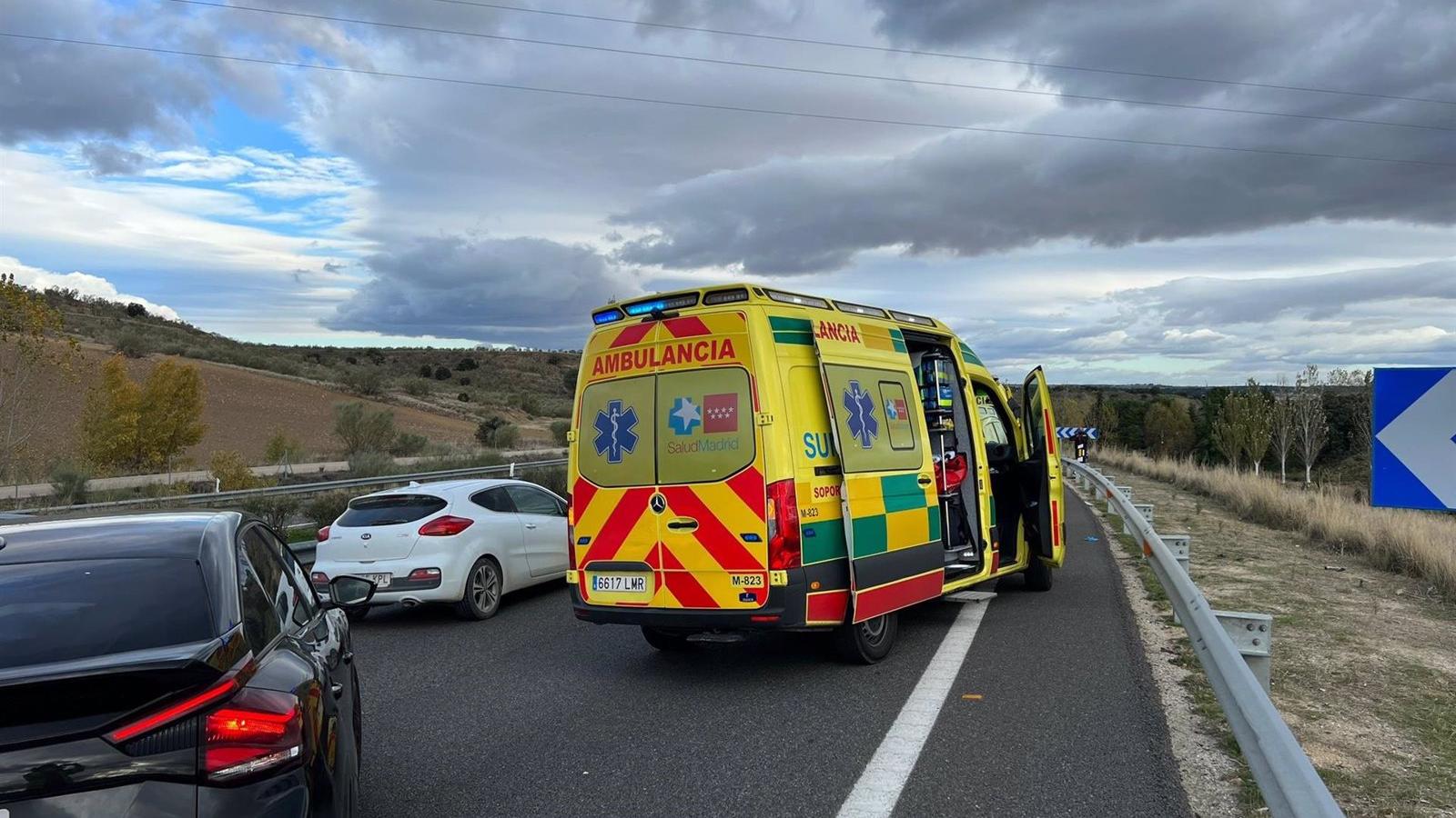 Muere un motorista al perder el control y salirse de la vía en la M-501 a la altura de Brunete