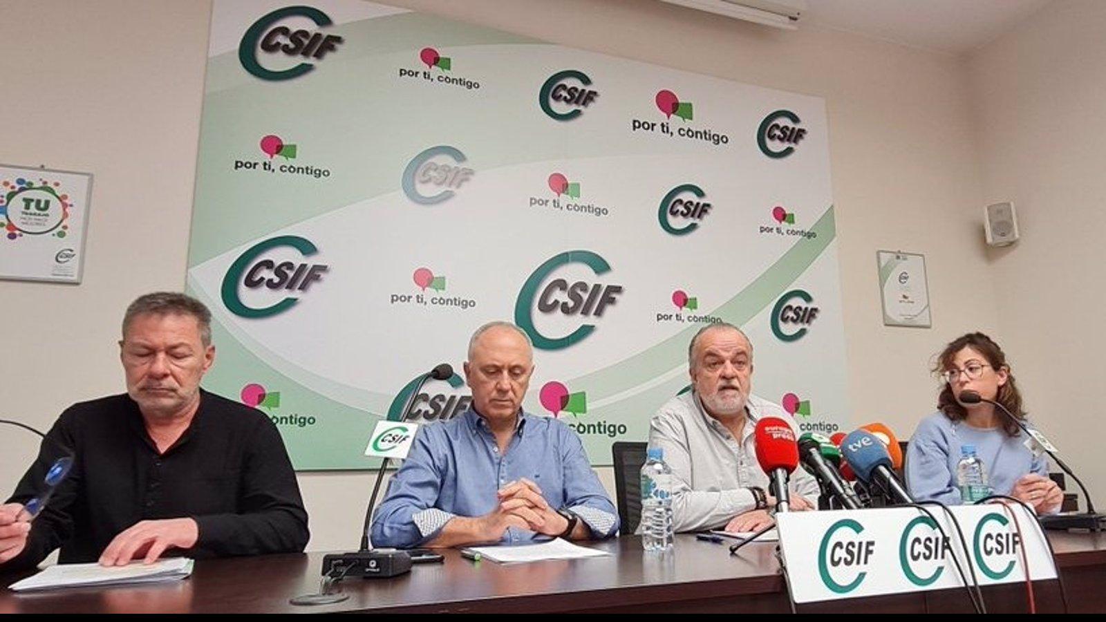 CSIF descarta una huelga nacional pero pide una reunión con el Ministerio de Sanidad
