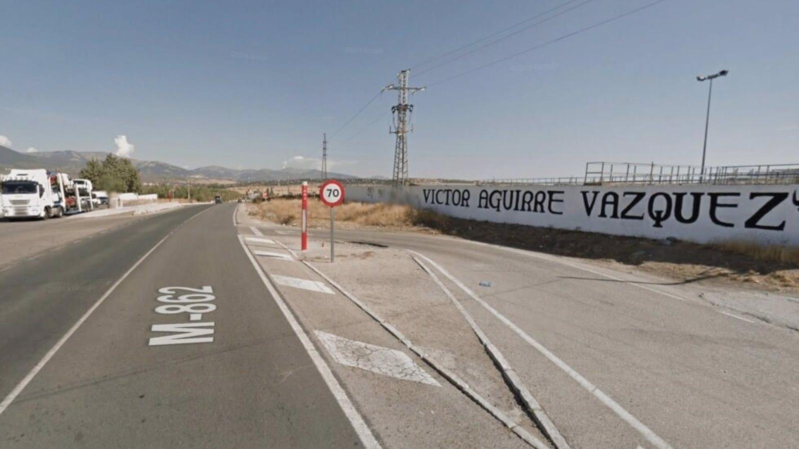 Soto del Real y Manzanares El Real piden "más seguridad" para la parada de autobús de la M-862