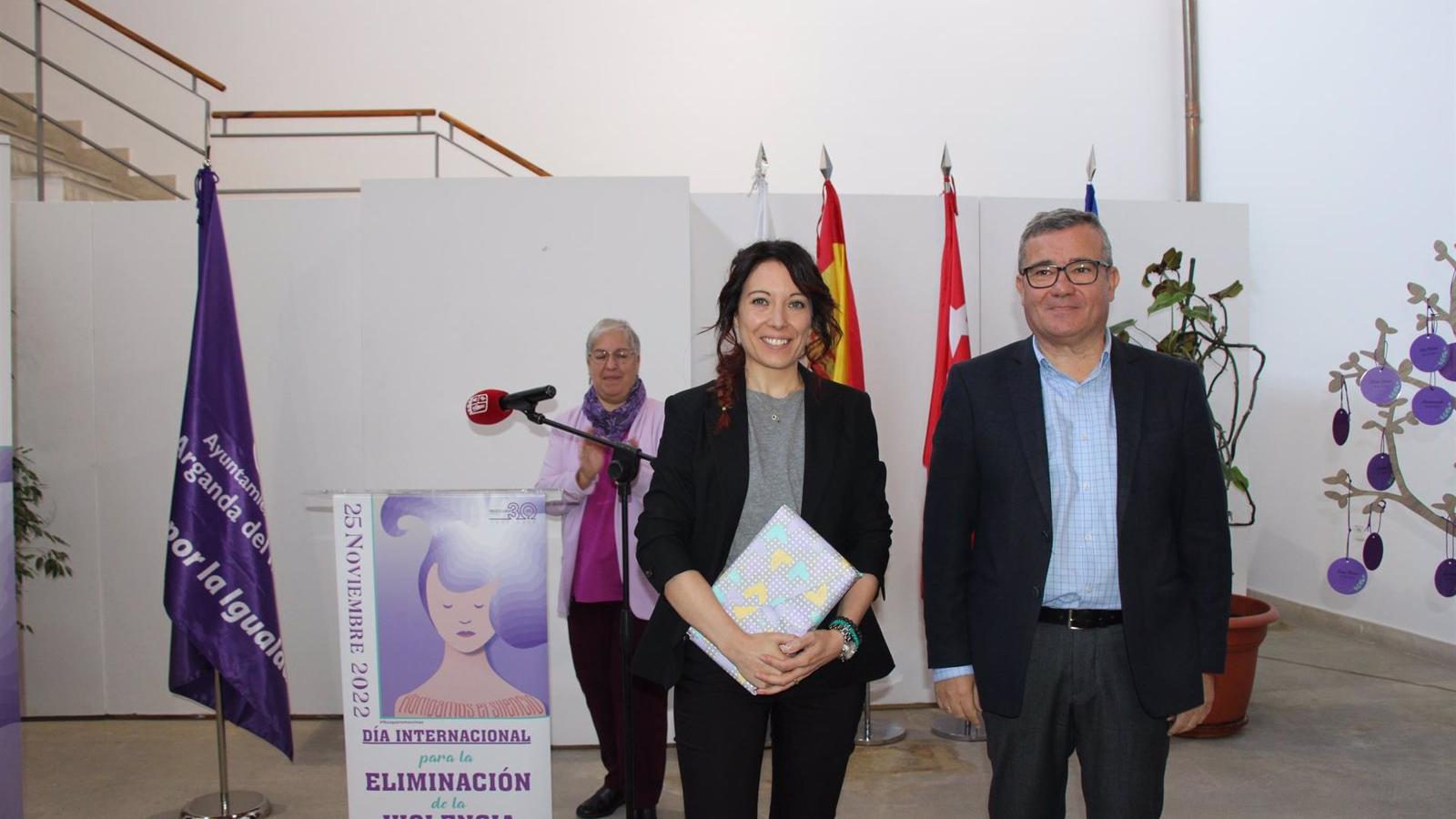 El ESMAR de Arganda acoge el acto por el Día Internacional para la Eliminación de la Violencia contra la Mujer