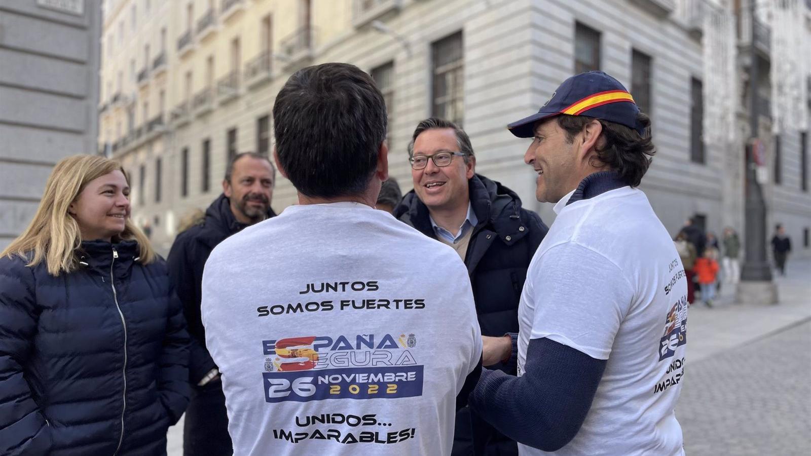 Serrano recuerda que en la región siguen faltando policías y guardias civiles