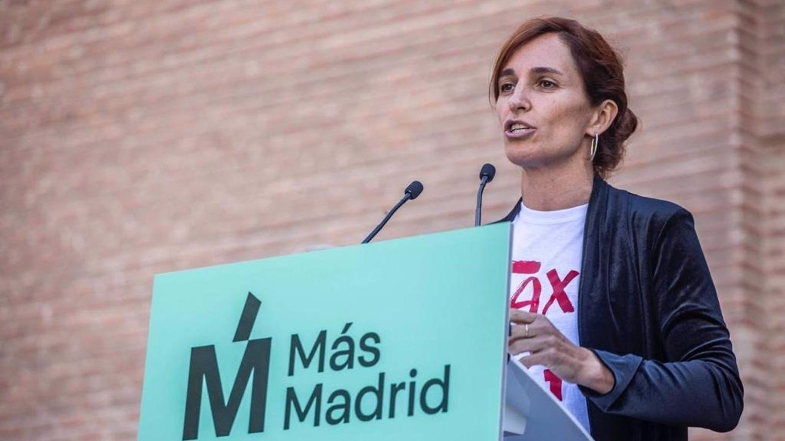 Mónica García oficializa su candidatura a la Presidencia de la Comunidad de Madrid