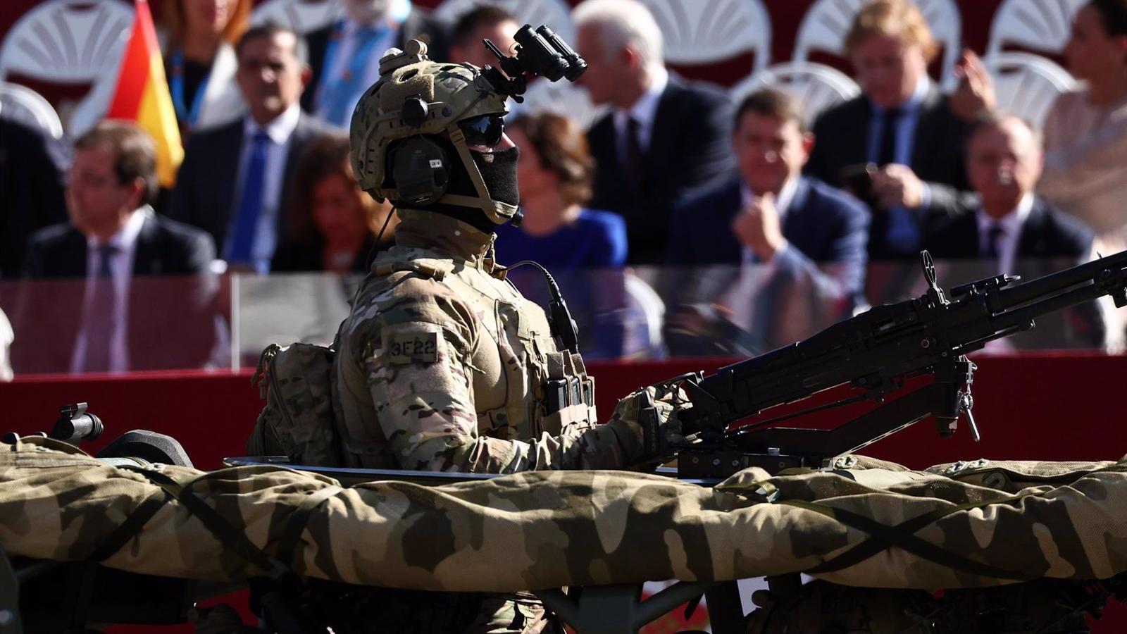 El desfile del 12 de octubre costó un 8,55% menos que en 2021