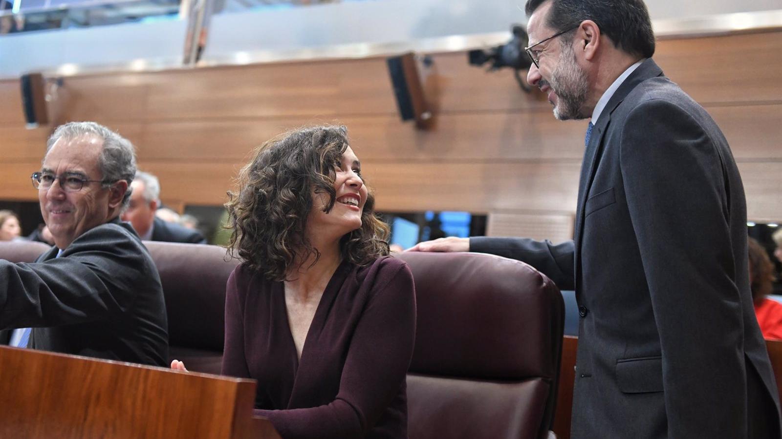 Lasquetty admite que PP y Vox aún se mantienen alejados en la negociación de Presupuestos