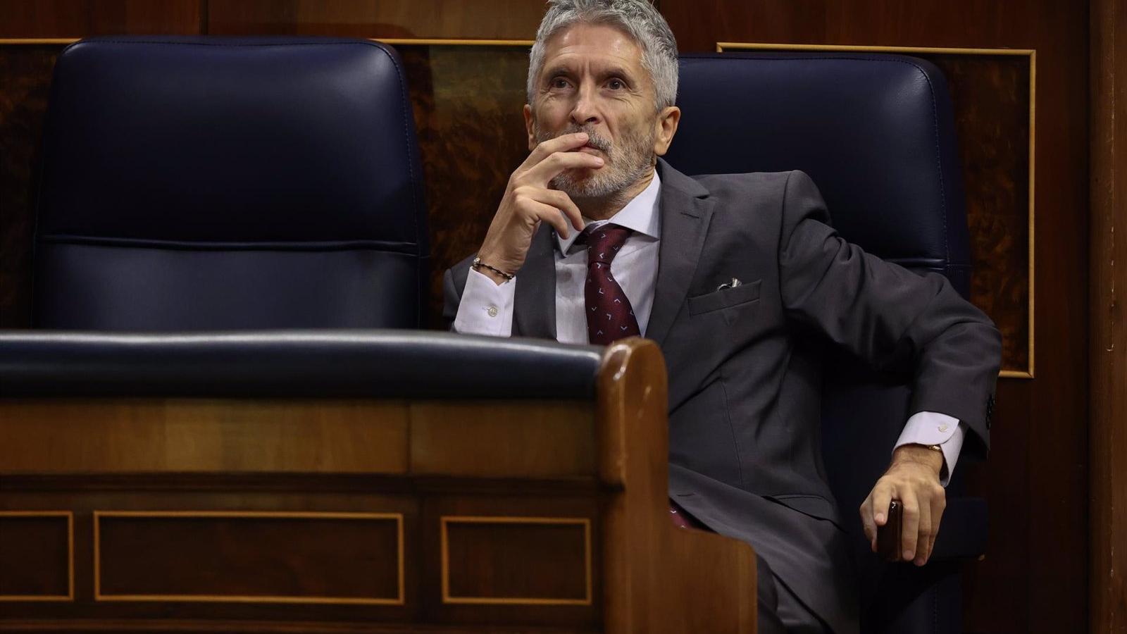 Los socios del Gobierno cargan contra Marlaska y plantean retomar la comisión de investigación sobre Melilla