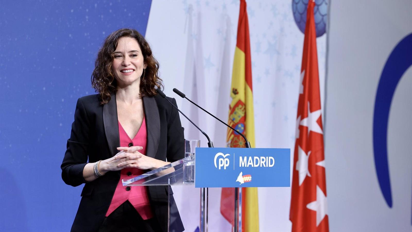 Díaz Ayuso sitúa al PP frente al "proyecto ilegítimo" de Sánchez y llama a la movilización individual