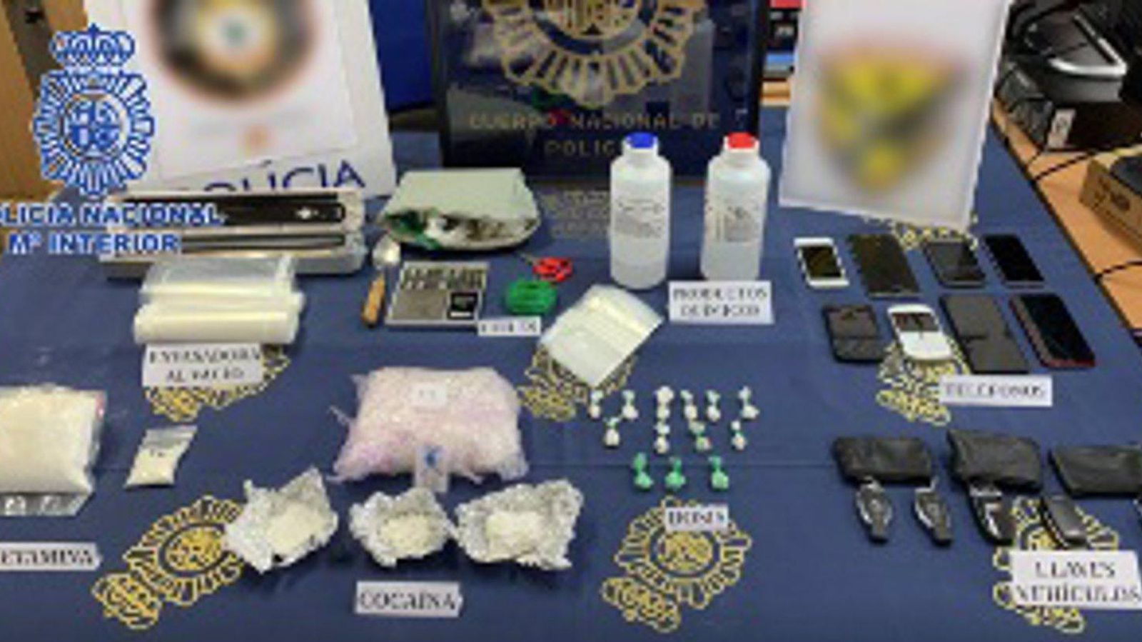 Detenida un pareja que vendía cocaína y ketamina en su garaje de Villaverde