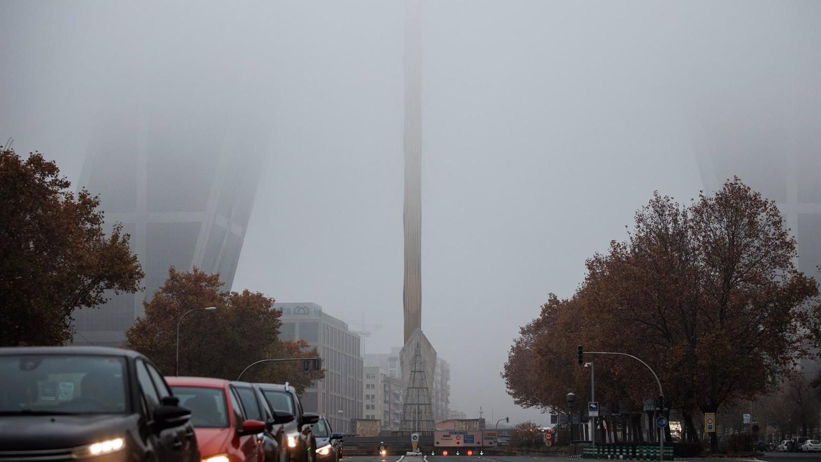 La ciudad de Madrid no registra grandes incidencias por la lluvia