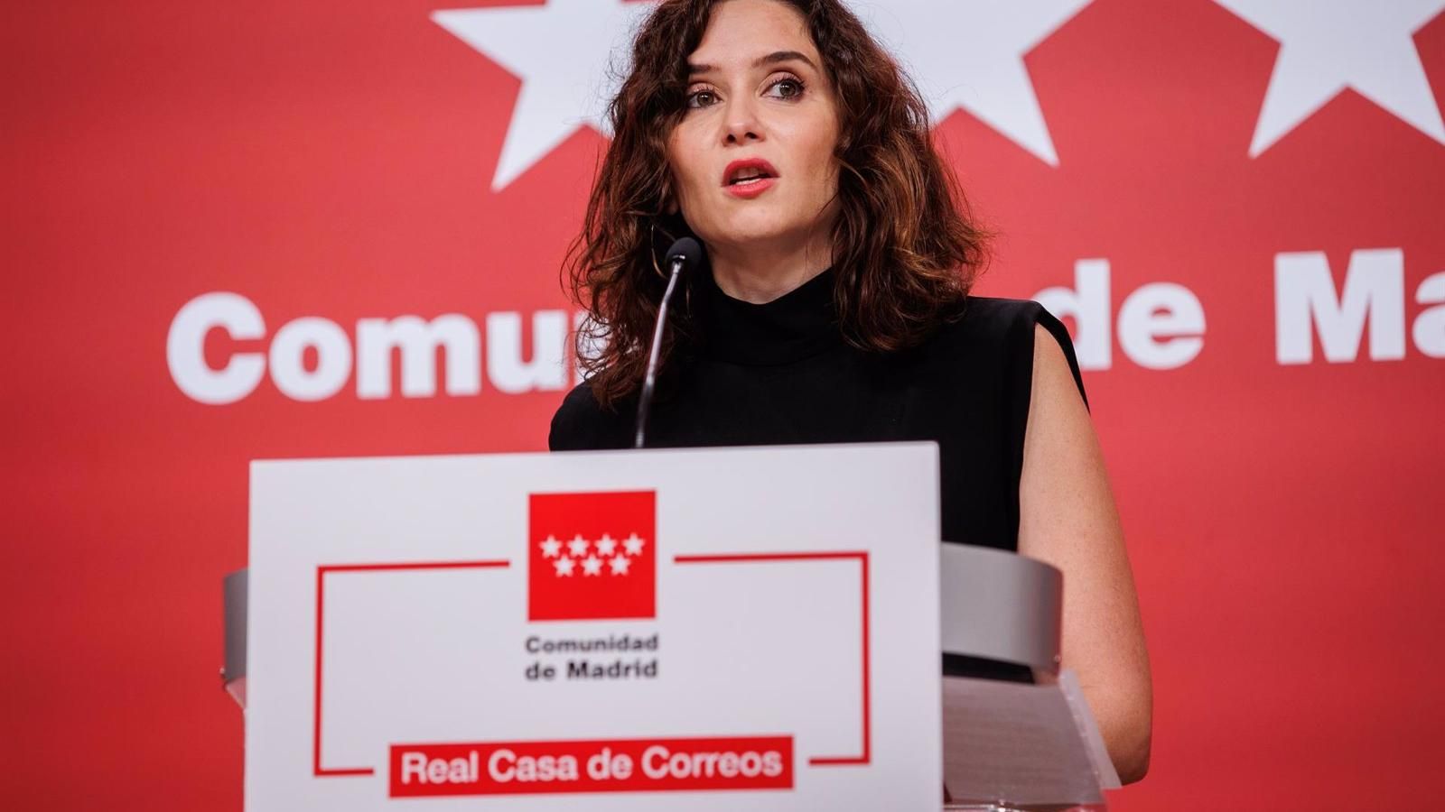Díaz Ayuso dice que las críticas de Page sobre modificar malversación y sedición son una "maniobra pactada con Sánchez"