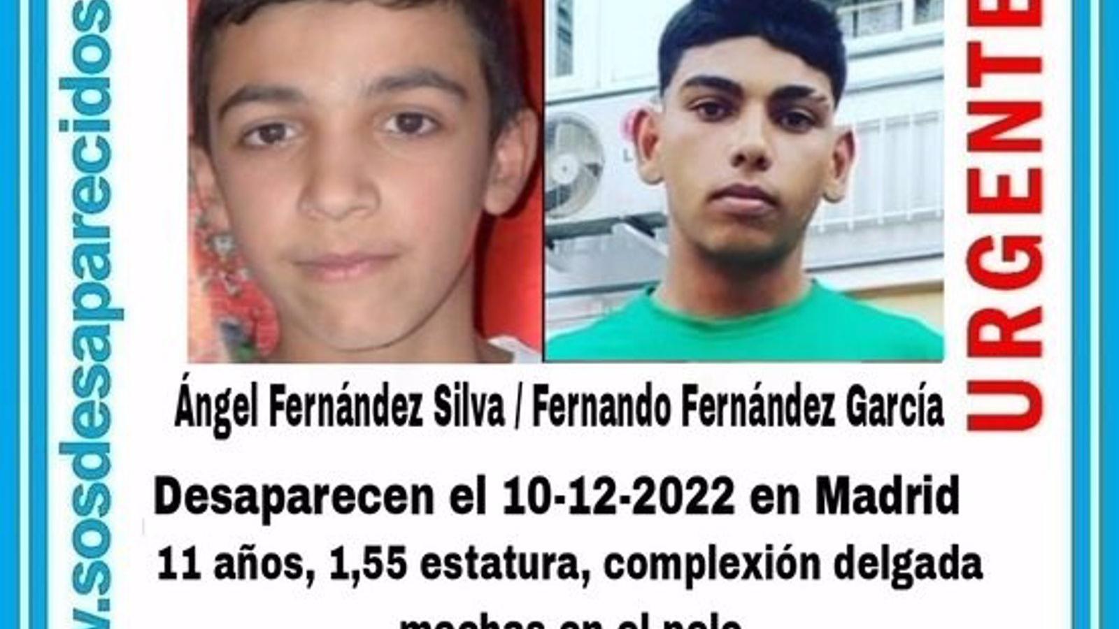  La Policía busca a dos primos menores desaparecidos en Carabanchel