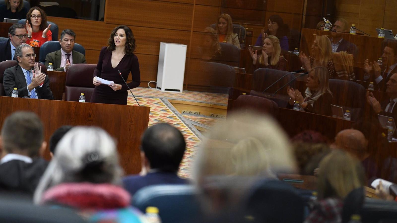 Díaz Ayuso pide a Monasterio que esté "a la altura" para aprobar los Presupuestos Regionales 