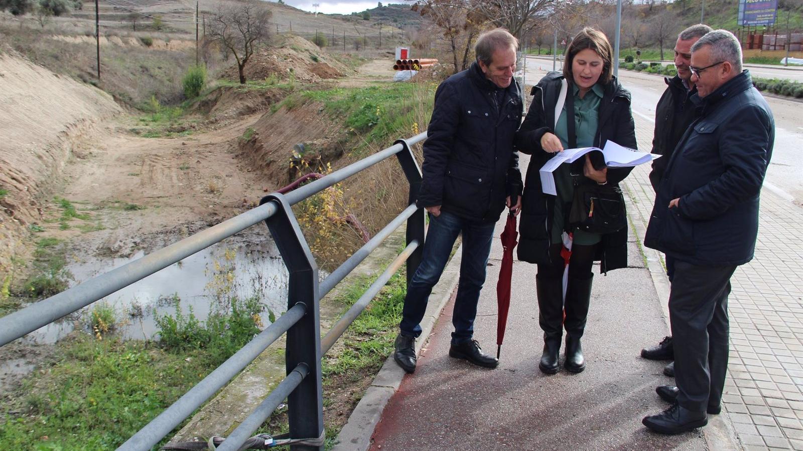 Avanzan las obras de Arganda para instalar los Sistemas Urbanos de Drenaje Sostenible para recoger el agua de lluvia