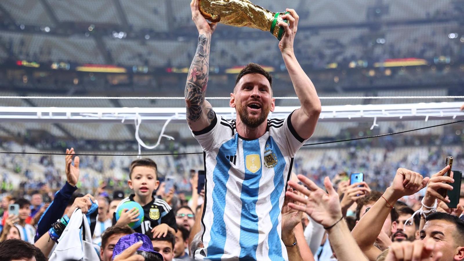 El 'post' de Leo Messi en 'Instagram' tras ganar el Mundial supera el récord de 'likes' con 56 millones
