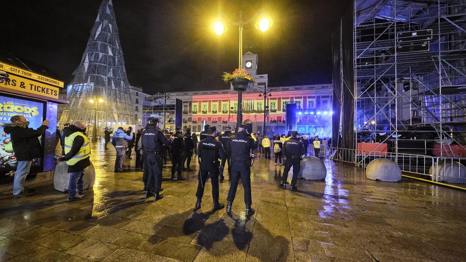 579 policías nacionales participarán en los dispositivos de seguridad de San Silvestre, Nochevieja y Reyes en la capital