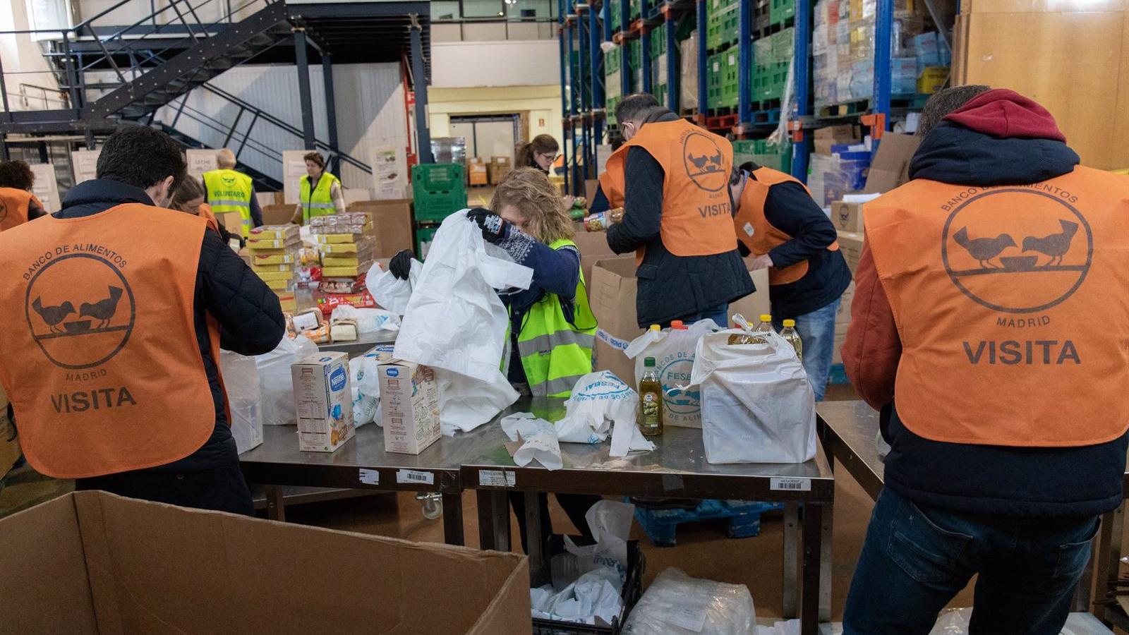 La campaña del Banco de Alimentos de Madrid supera objetivos y recoge 3,2 millones de kilos