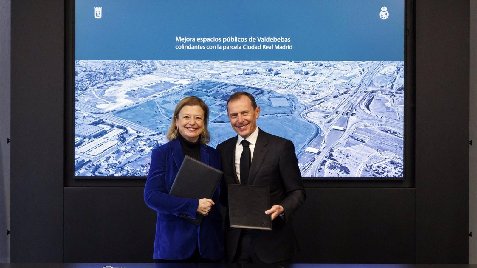 El Real Madrid financiará las obras de mejora del entorno de Valdebebas tras firmar un convenio con el Ayuntamiento