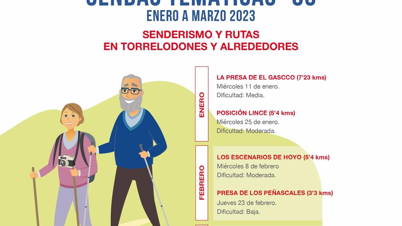 Sendas guiadas de hasta siete kilómetros ofrecen alternativas a los mayores de Torrelodones para reforzar sus relaciones sociales