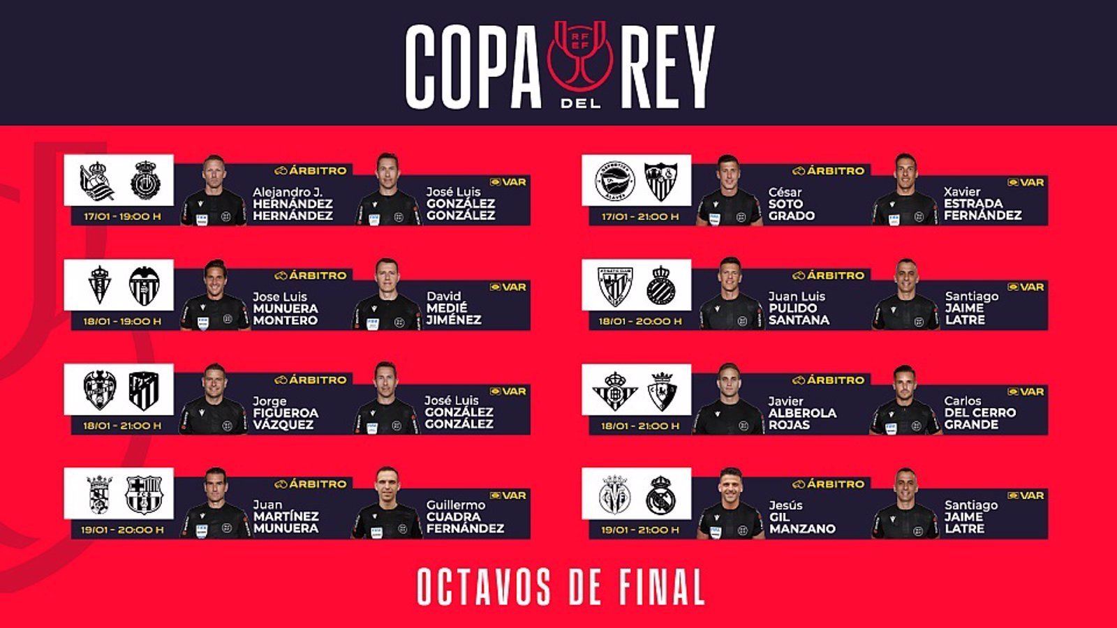 González González sustituye a Iglesias Villanueva como árbitro del VAR en el Levante-Atlético