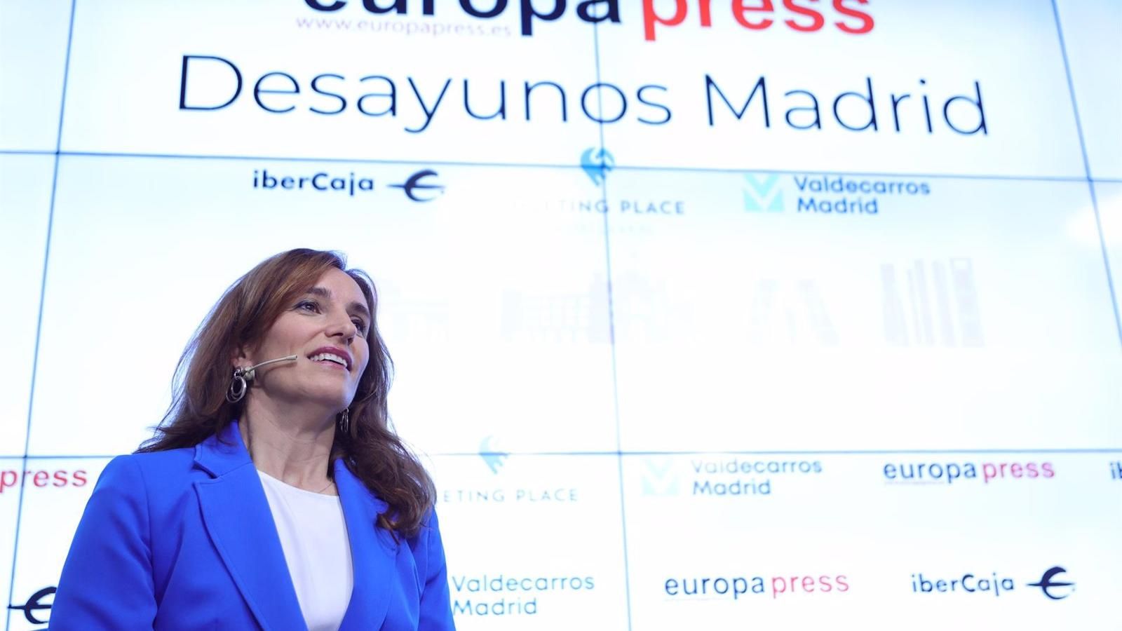 Mónica García propone un banco madrileño de inversión para que las empresas tengan competencia