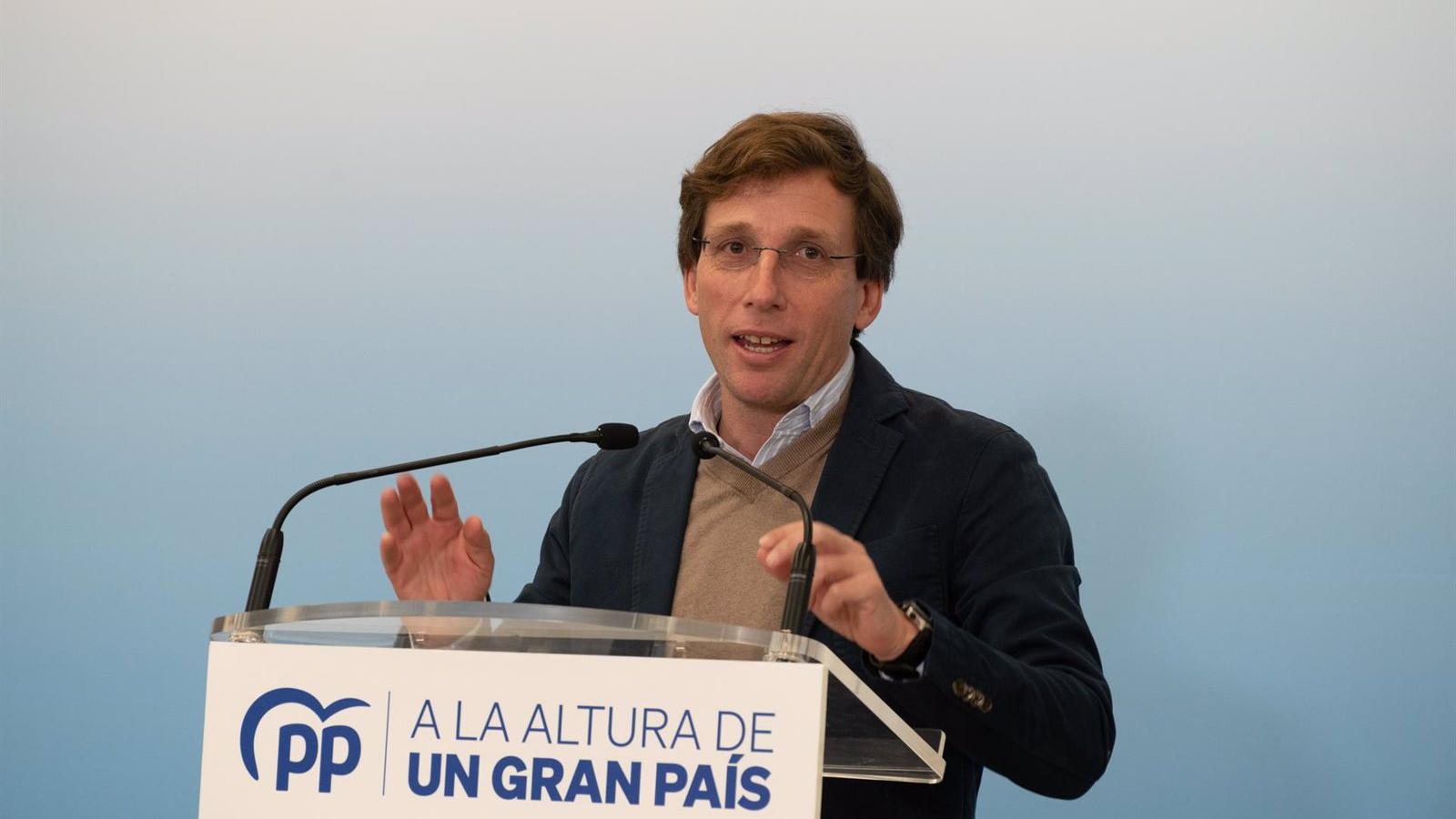 Martínez-Almeida dice que no hubiera sido alcalde con una ley para que gobierne la lista electoral más votada ,pero la apoya porque "se recupera confianza"