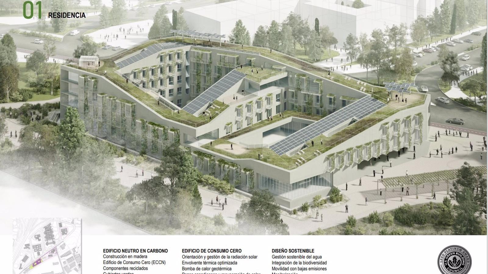 El Campus Sur de la UPM, en Vallecas, dispondrá de nuevos usos para complementar su actividad docente