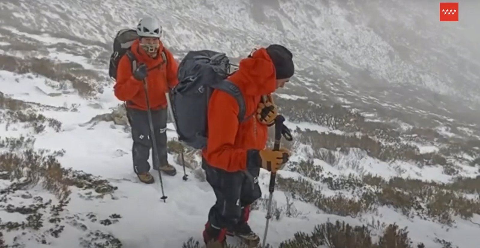  El GERA rescata a dos personas que se habían perdido en Navacerrada