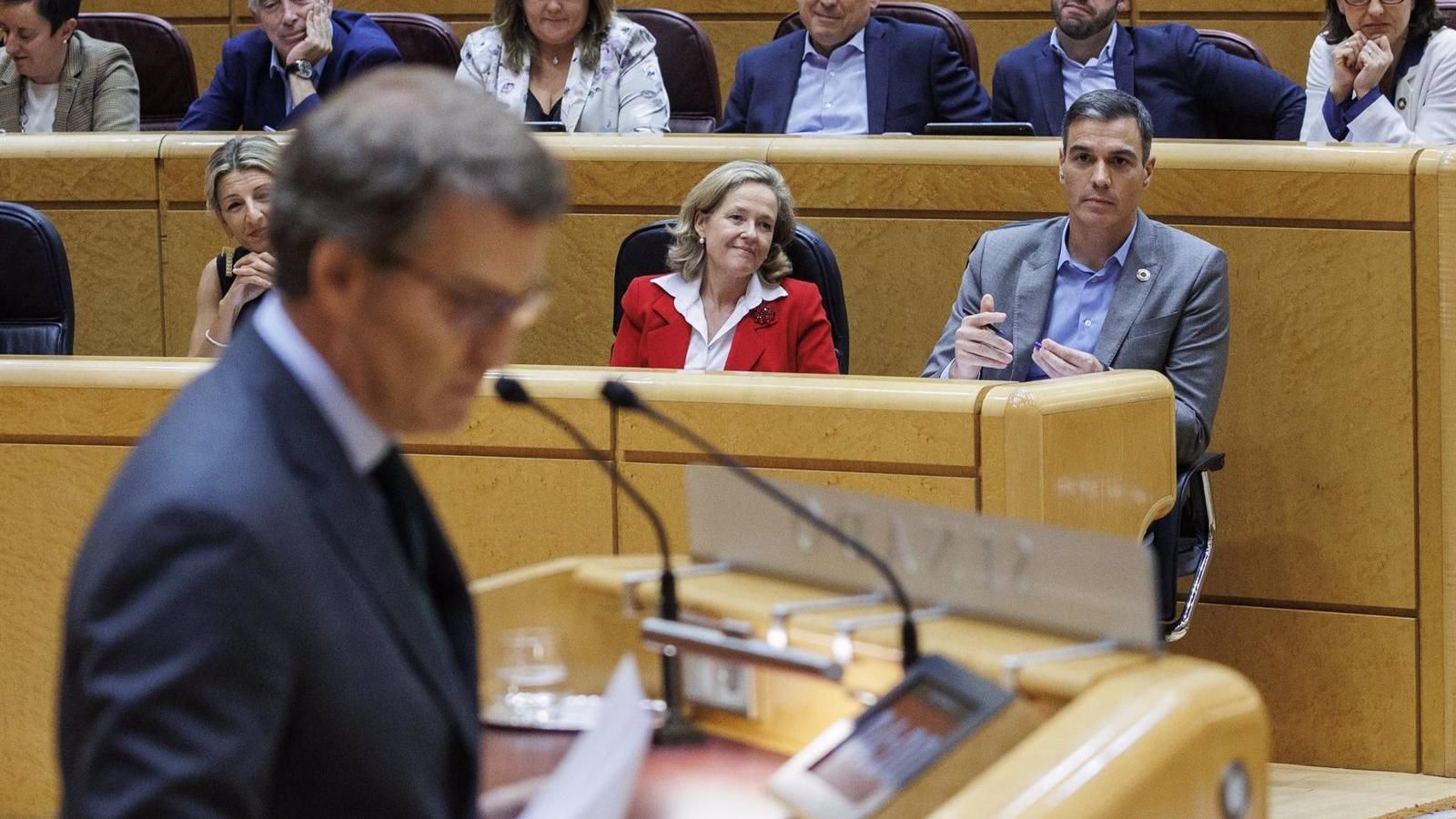 Sánchez y Feijóo confrontarán este martes sus dos modelos de país en otro debate en el Senado