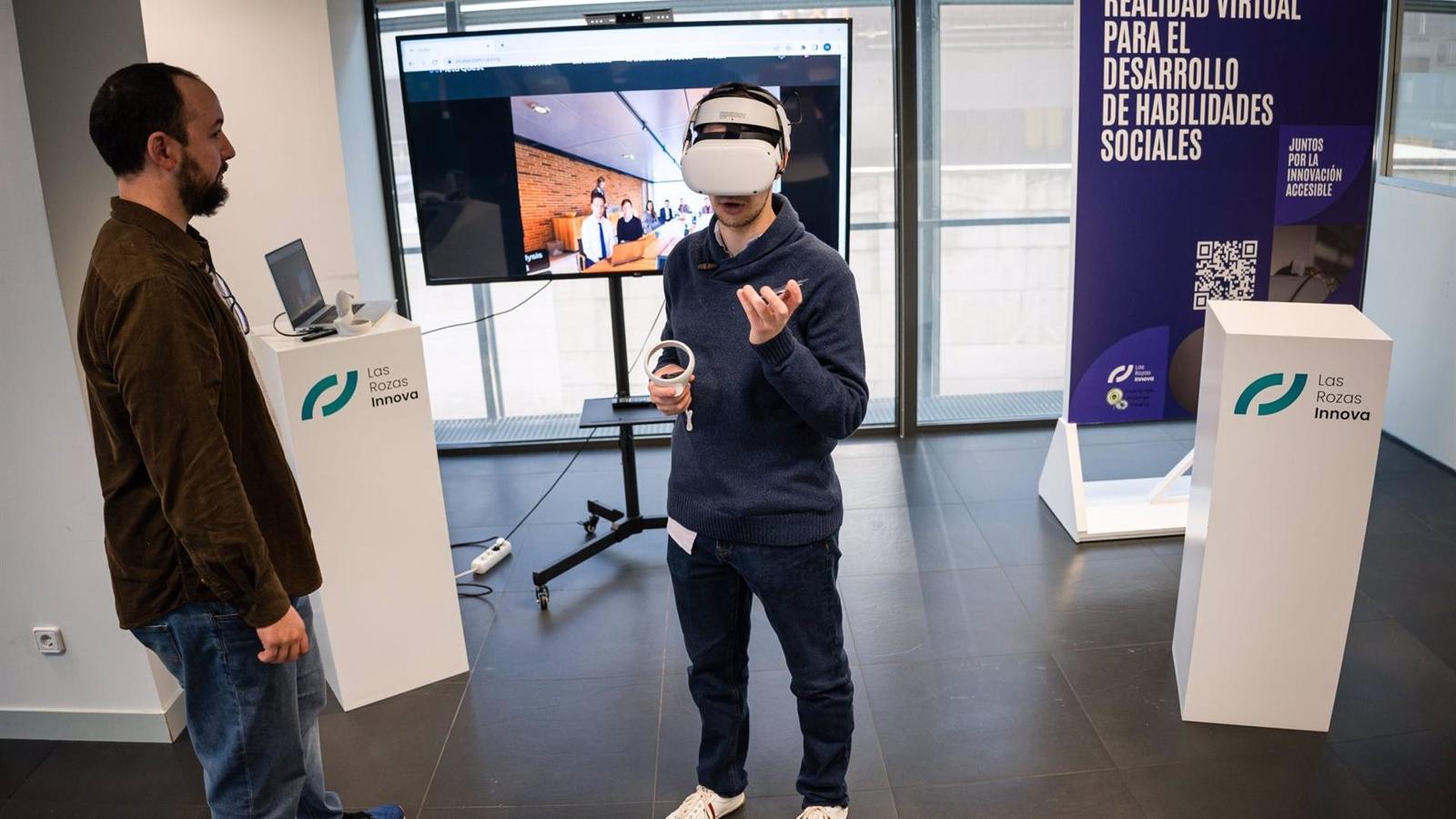 Las Rozas presenta un programa piloto de realidad virtual que busca mejorar las habilidades sociales de las personas con Asperger