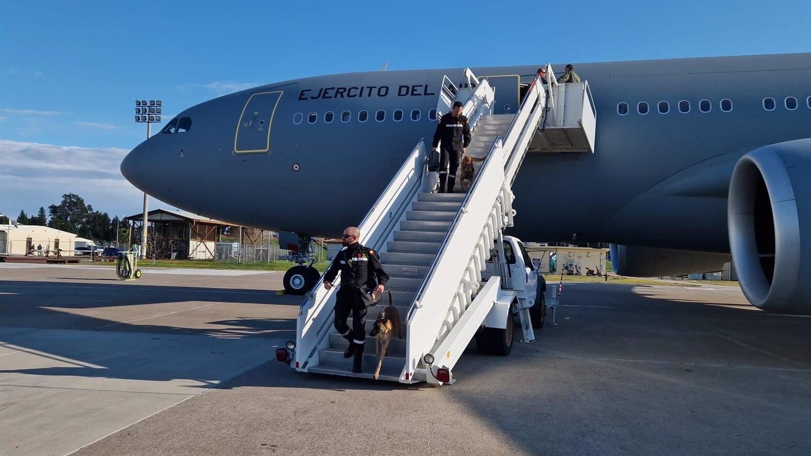 Regresan a España los efectivos de la UME y los bomberos de la Comunidad desplegados en Turquía