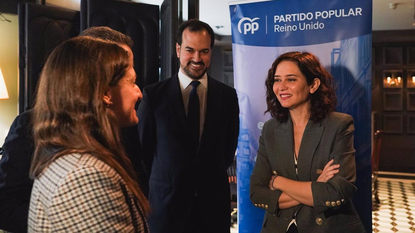 Díaz Ayuso defiende en Londres el liberalismo "a la española" aplicado en Madrid mientras otras regiones "se empobrecen"