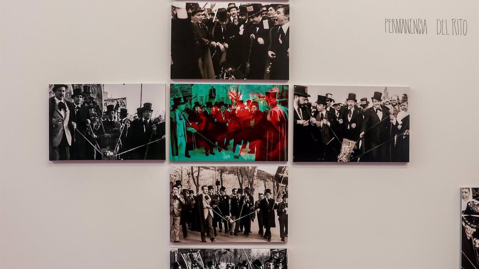 Una exposición en Madrid fusiona la tradición del entierro de la sardina con el arte urbano