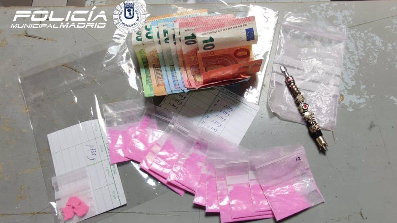  Detenido en Tetuán con cocaína rosa y varias pastillas para su venta en una discoteca