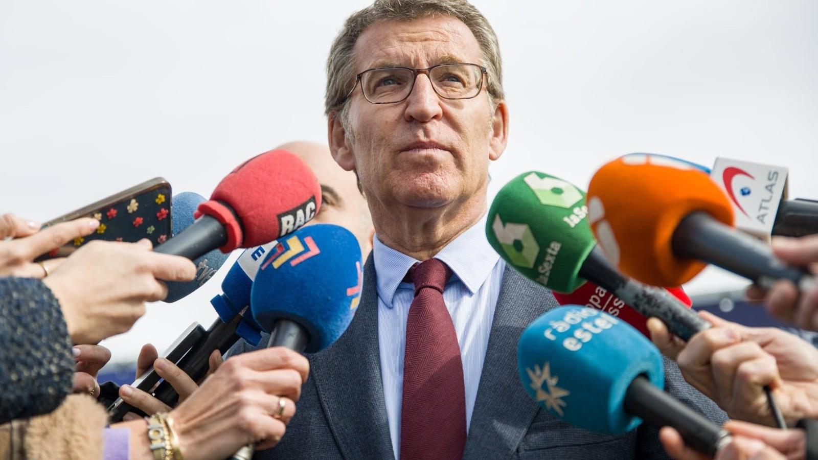 Feijóo acusa al PSOE de querer tapar la "corrupción cutre" del 'caso Mediador'