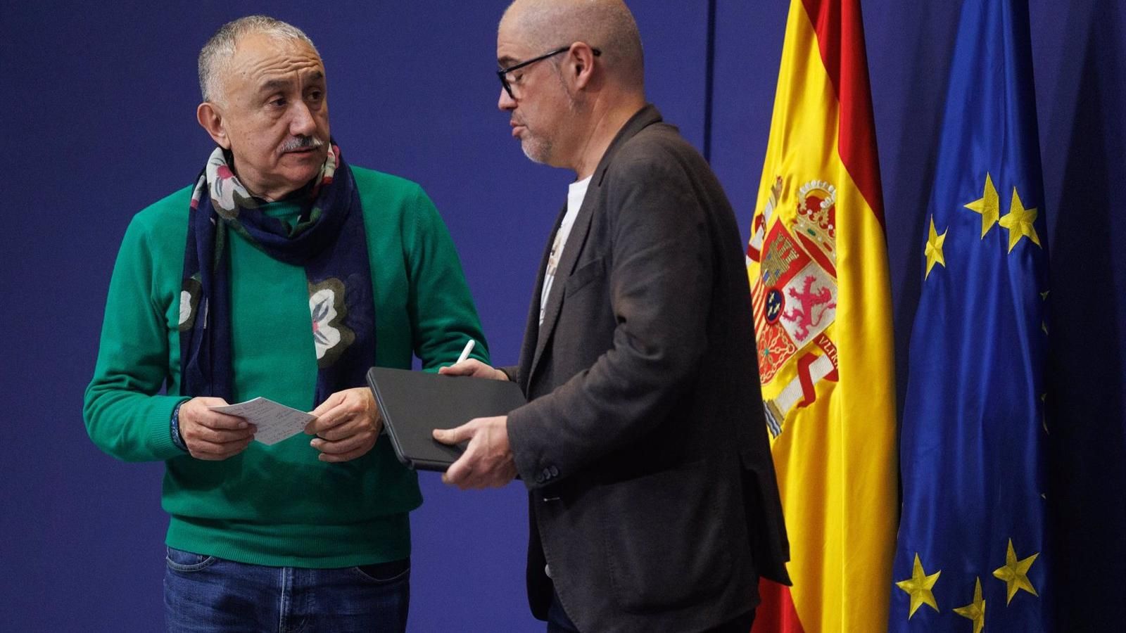 CCOO y UGT suspenden la presentación de su propuesta salarial tras "filtrarse" que pedirán alzas del 4%
