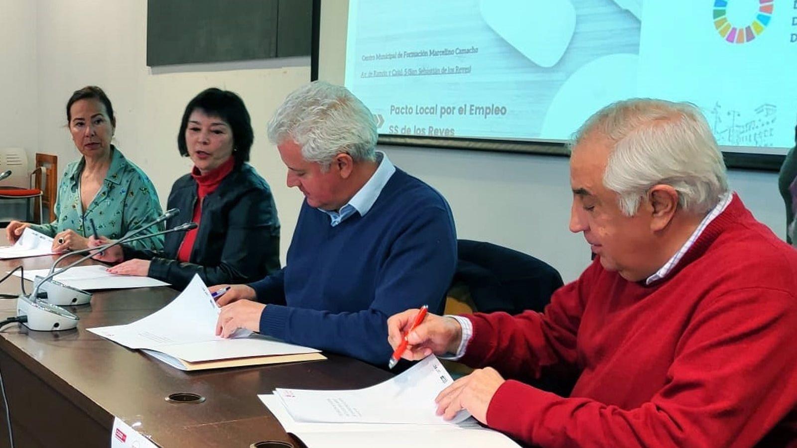 El Ayuntamiento de Sanse y agentes sociales renuevan el Pacto Local por el Empleo hasta 2026