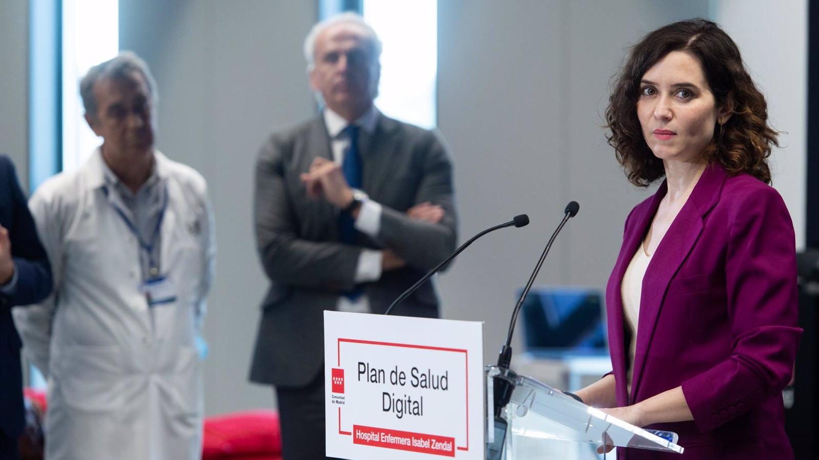 La Comunidad anuncia un Plan de Salud Digital dotado de 70 millones en cuatro años