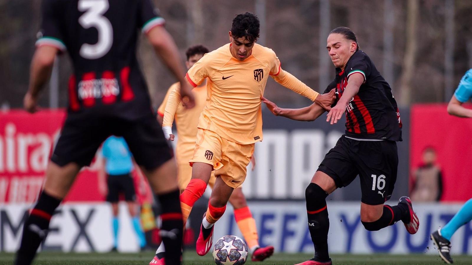 El Atlético de Madrid se despide de la Youth League tras caer derrotado ante el Milan