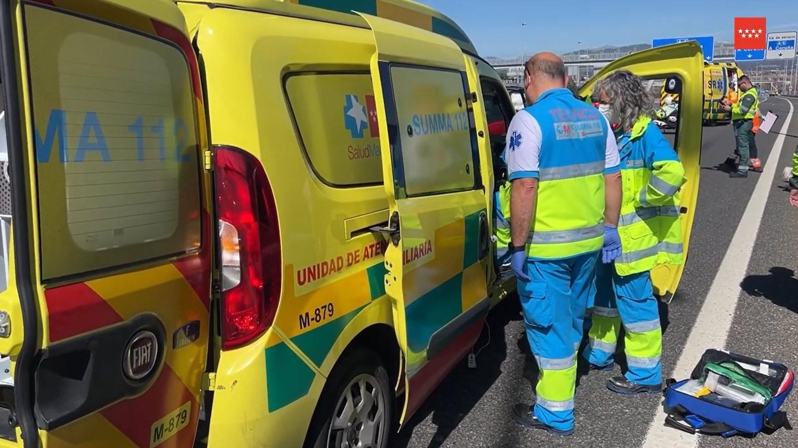 Grave un ciclista tras ser atropellado en la M-50 a la altura de Getafe