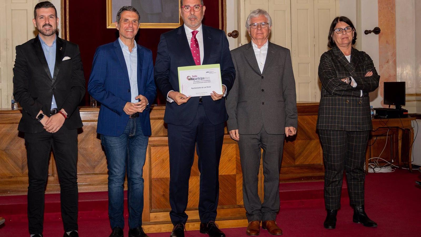 Las Rozas revalida el sello InfoParticipa con la mayor puntuación
