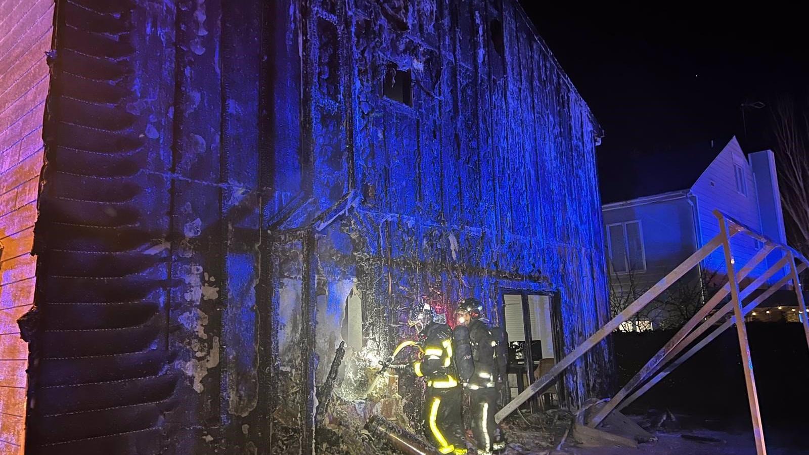 Extinguen un fuego sin heridos en una vivienda de Villanueva de la Cañada