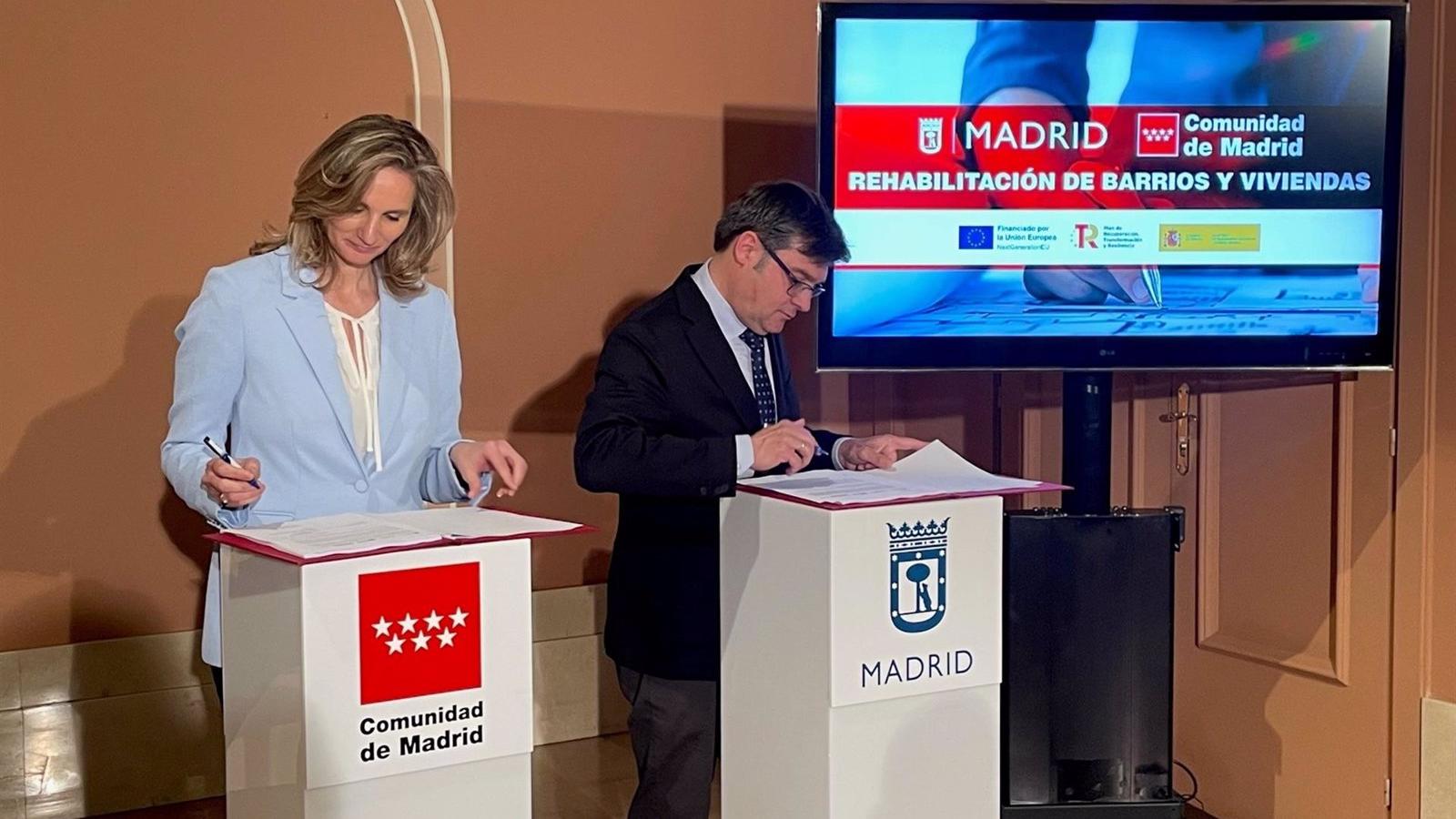 La Comunidad invertirá 26 millones para la rehabilitación de más de 1.600 viviendas en cuatro distritos de la capital