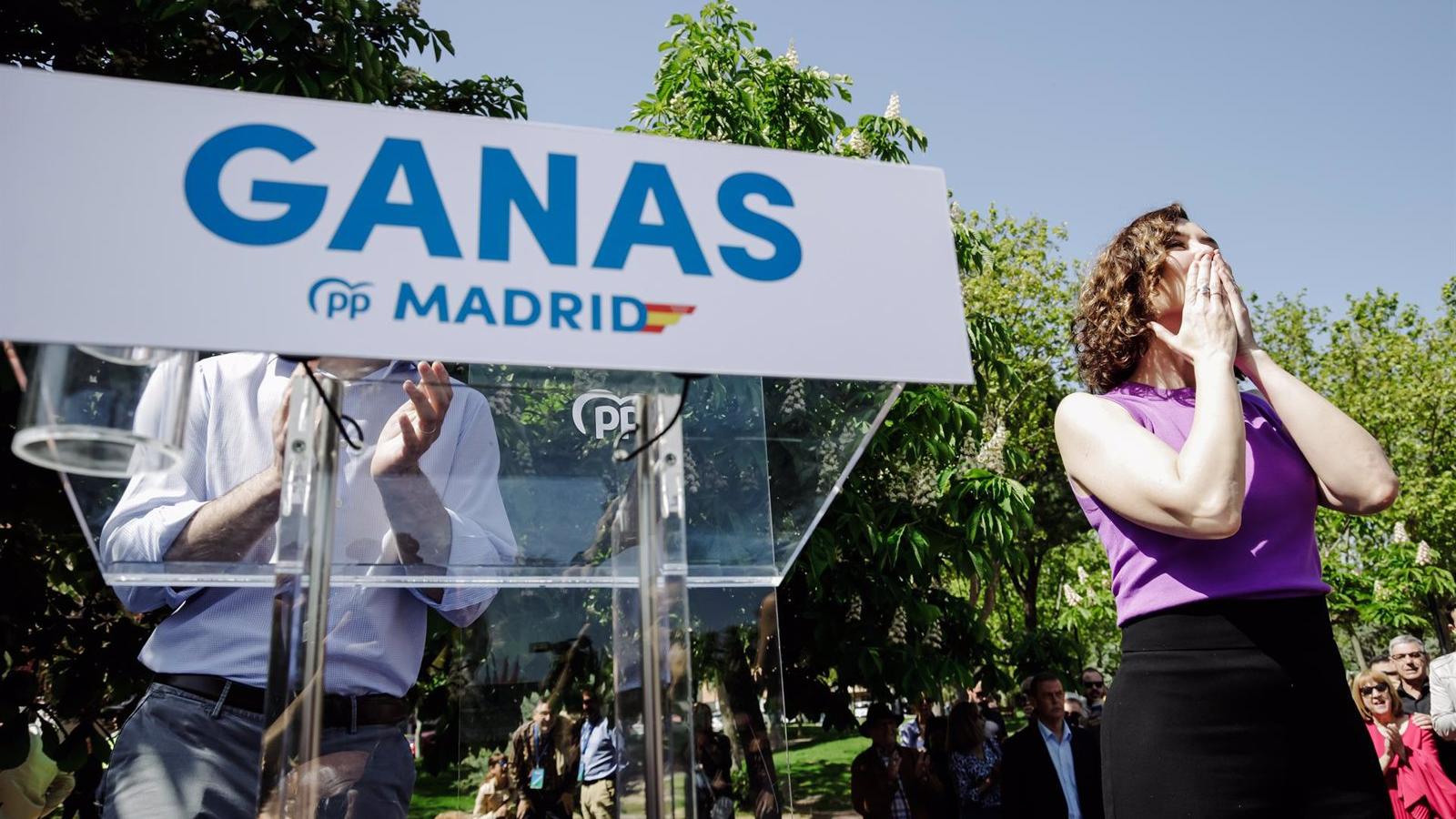 Díaz Ayuso presenta su lema electoral para el 28M: 'Ganas'