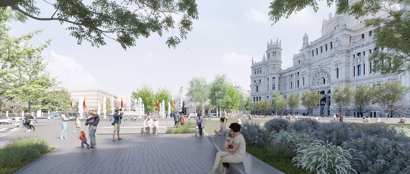 El PSOE apuesta por reducir a la mitad los carriles del Paseo del Prado
