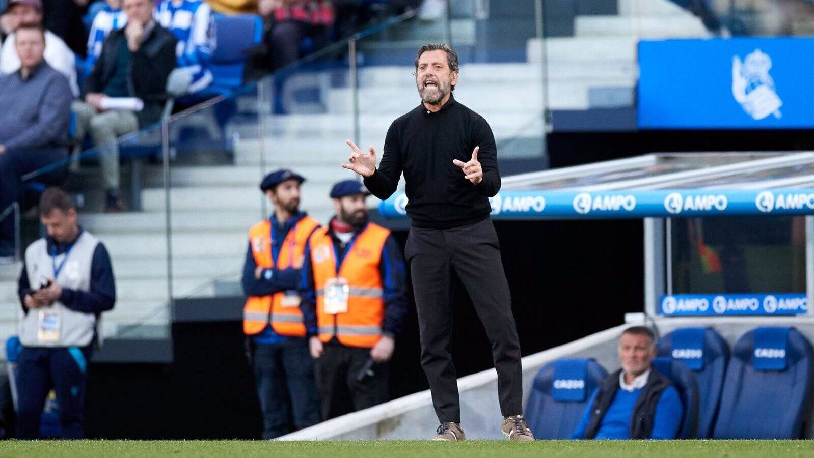 Quique Sánchez Flores: "Hemos jugado en un césped precioso"
