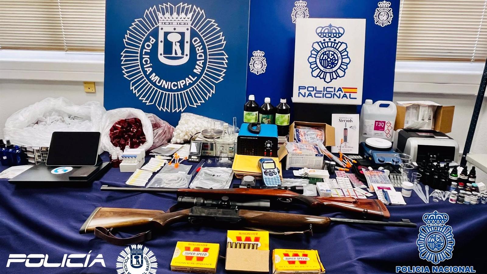  Desmantelan en Chamberí un laboratorio que fabricaba anabolizantes e incautan 178.800 euros