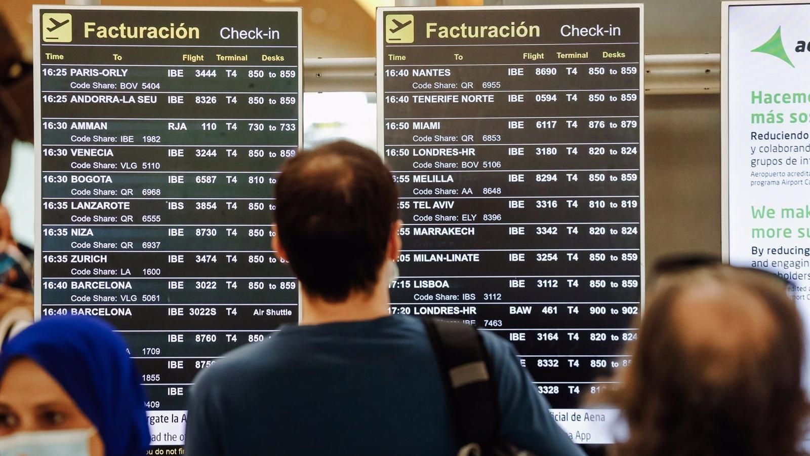 La Comunidad de Madrid supera en marzo los 1,7 millones de pasajeros internacionales, un 36,7% más que hace un año