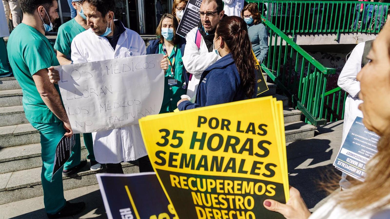 La Consejería cifra en un 5% el seguimiento de la huelga de profesionales del Sermas
