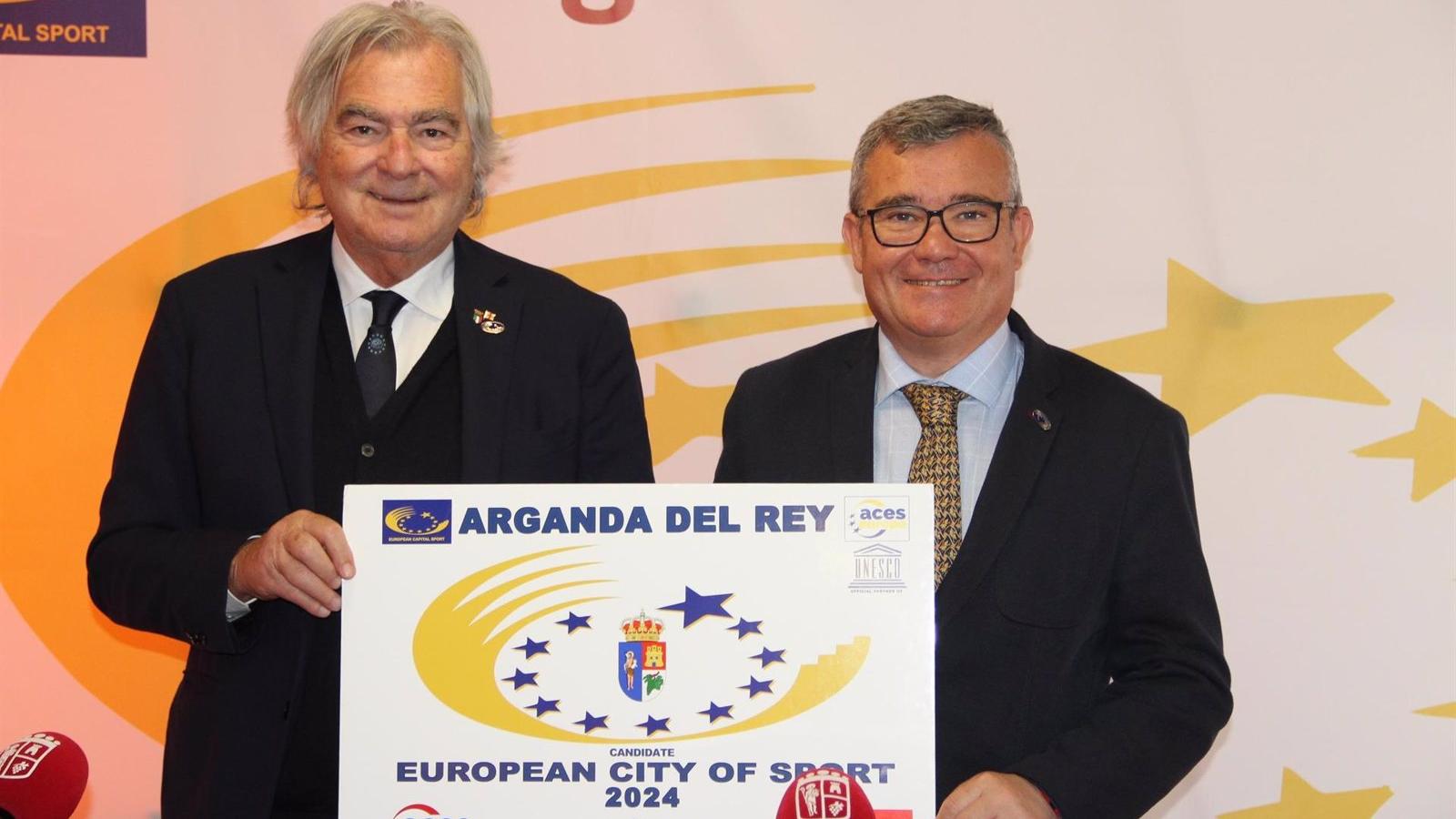 Confirmada Arganda como candidata a Ciudad Europea del Deporte 2024