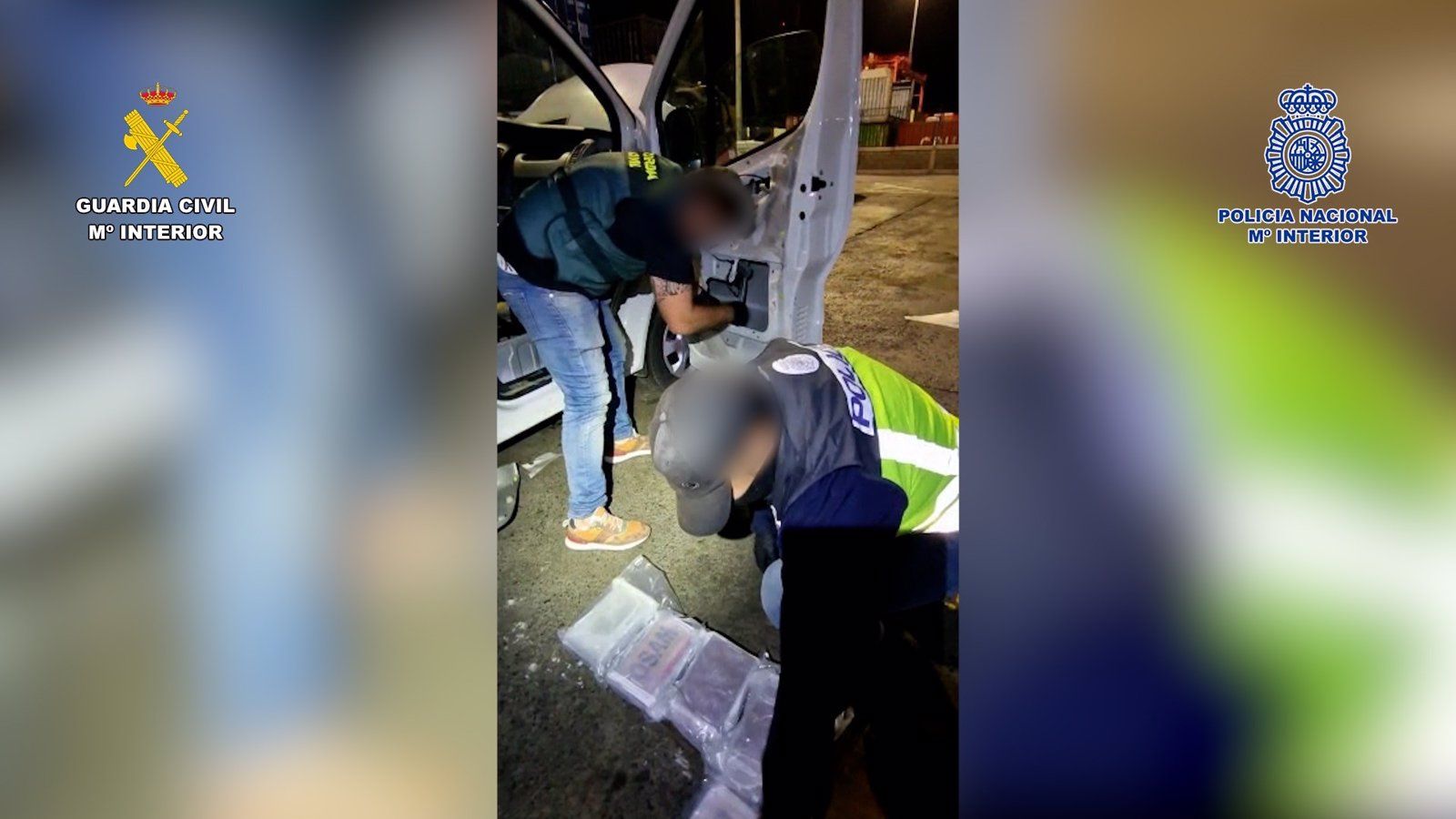  Desarticuladas dos organizaciones dedicadas al narcotráfico entre península y Canarias con registros en Madrid